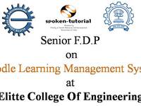 IIT Bombay ST SOFTWARE TRAINING , FDP from 24 th - 25th July, MOODLE LEARNING MANAGEMENT SYSTEM